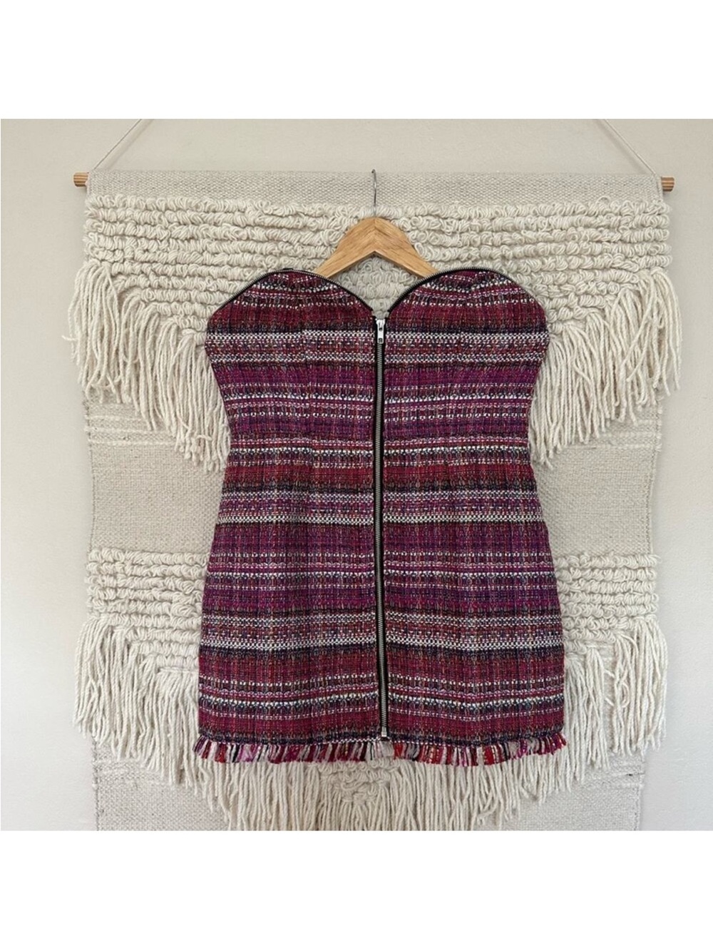 NBD Cassiopeia Tweed Mini Dress